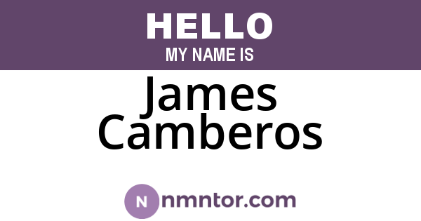 James Camberos
