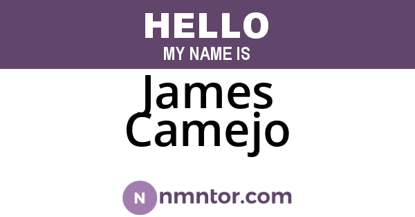 James Camejo
