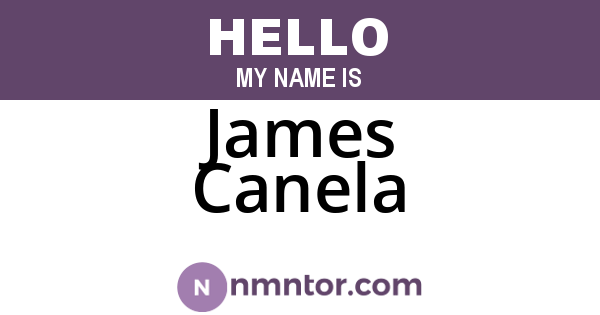 James Canela