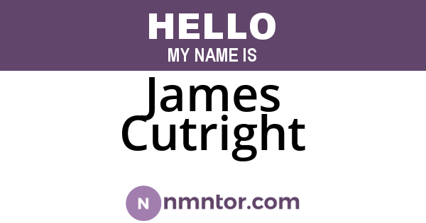 James Cutright