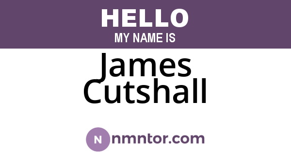 James Cutshall