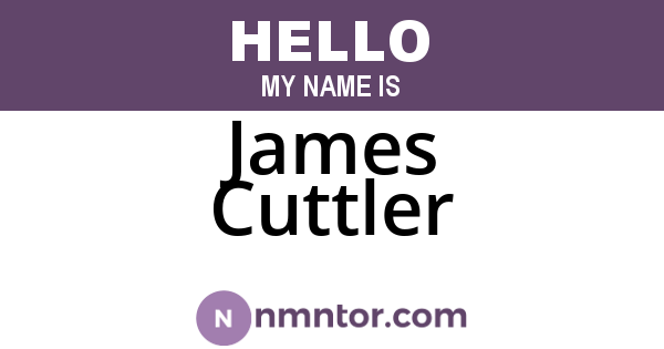 James Cuttler