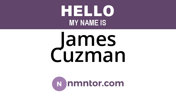 James Cuzman