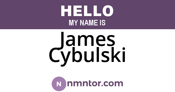 James Cybulski