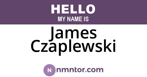 James Czaplewski