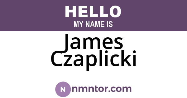 James Czaplicki