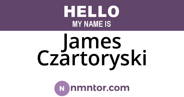 James Czartoryski