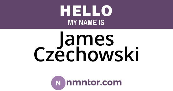 James Czechowski