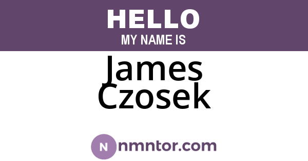 James Czosek