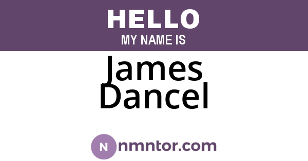 James Dancel