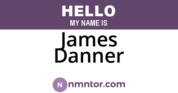 James Danner