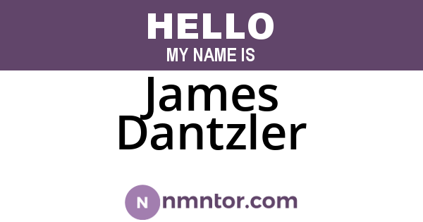 James Dantzler