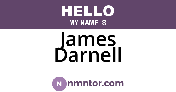 James Darnell