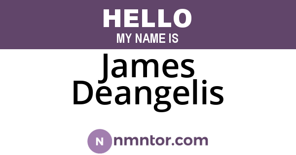 James Deangelis