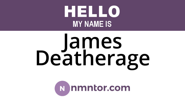 James Deatherage