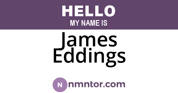 James Eddings