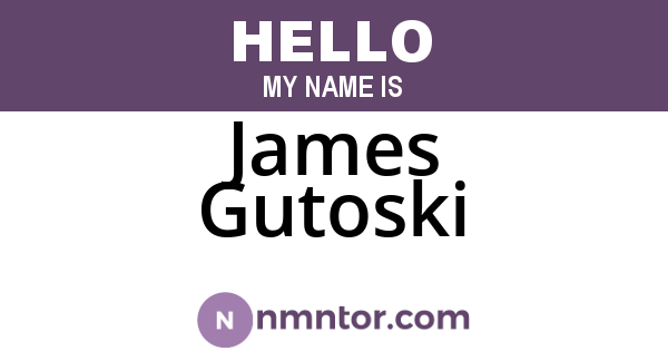 James Gutoski