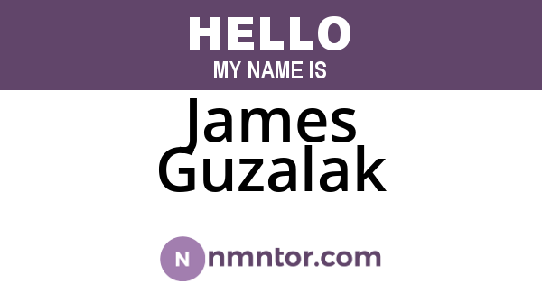 James Guzalak