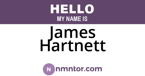 James Hartnett