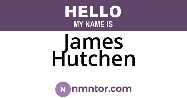 James Hutchen