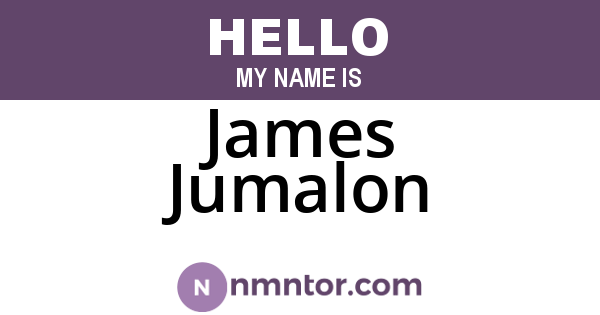 James Jumalon