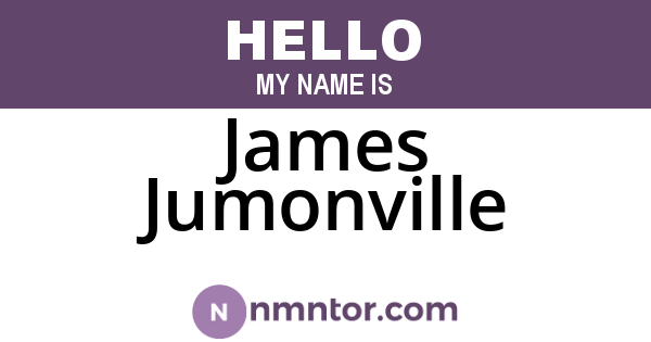 James Jumonville