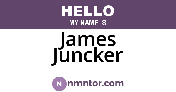 James Juncker