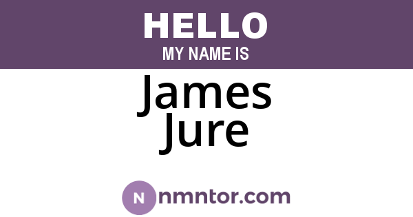 James Jure