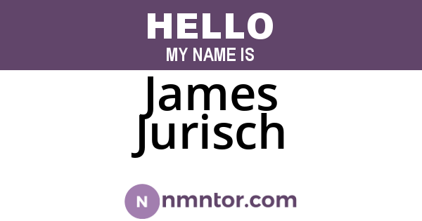 James Jurisch