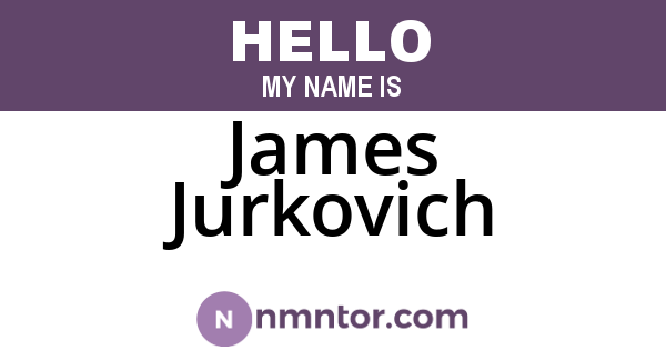 James Jurkovich