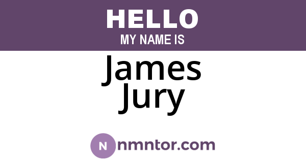 James Jury