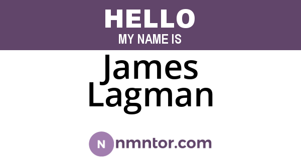 James Lagman