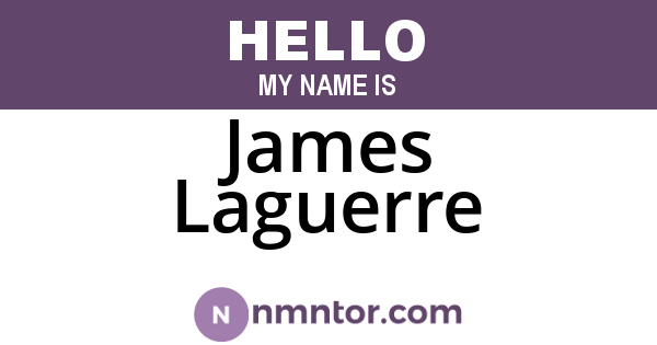 James Laguerre