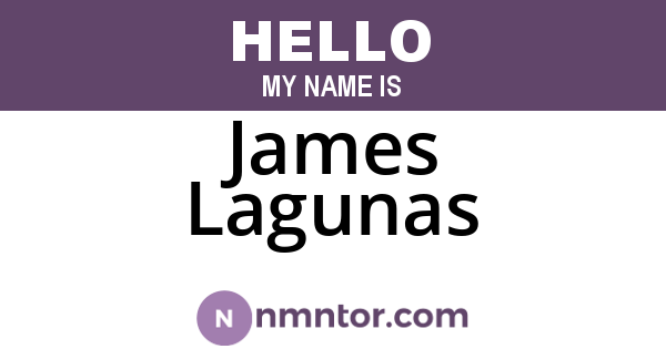 James Lagunas