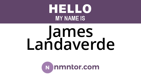 James Landaverde