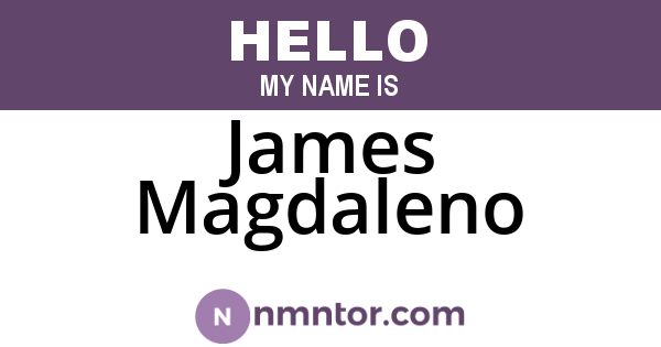 James Magdaleno