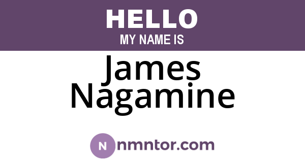 James Nagamine