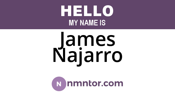 James Najarro