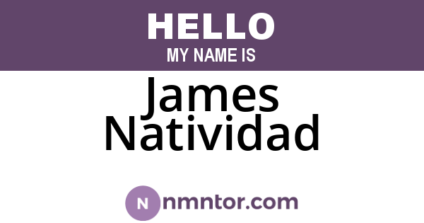James Natividad