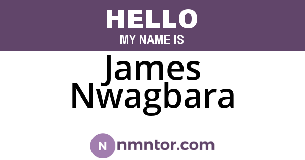 James Nwagbara