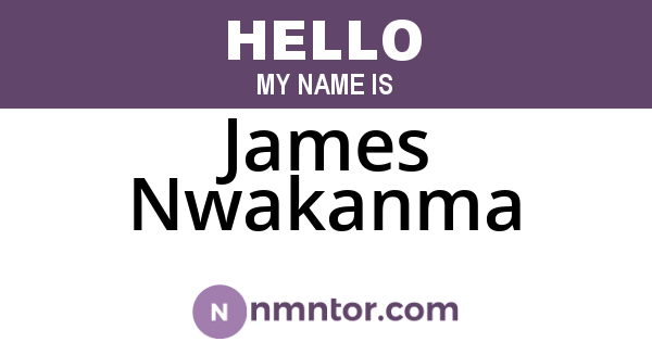 James Nwakanma