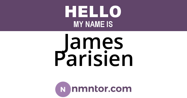 James Parisien