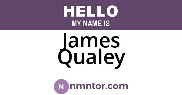 James Qualey