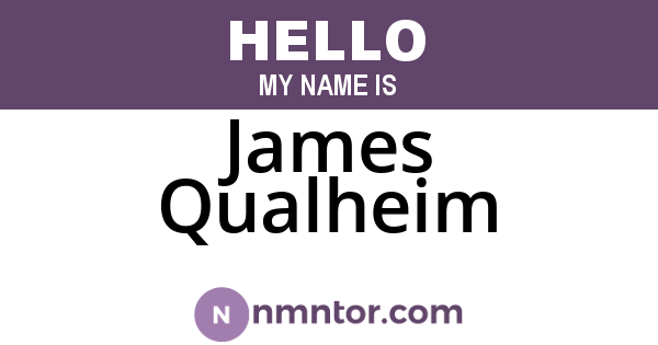 James Qualheim