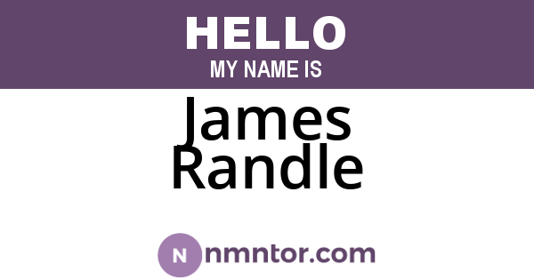James Randle