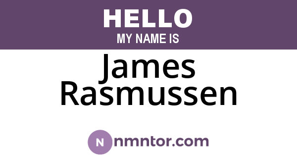 James Rasmussen
