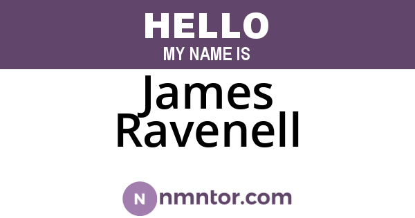 James Ravenell
