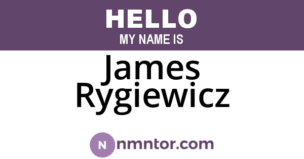 James Rygiewicz