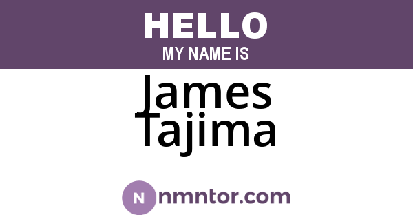 James Tajima