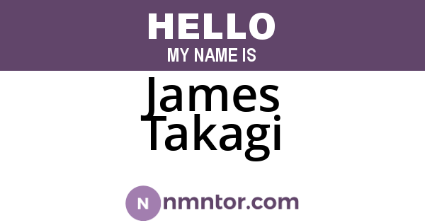 James Takagi